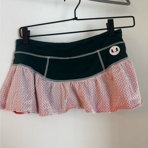 UMiami Tailgate Mini Skirt
